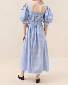Color: Blue/Cream Plaid