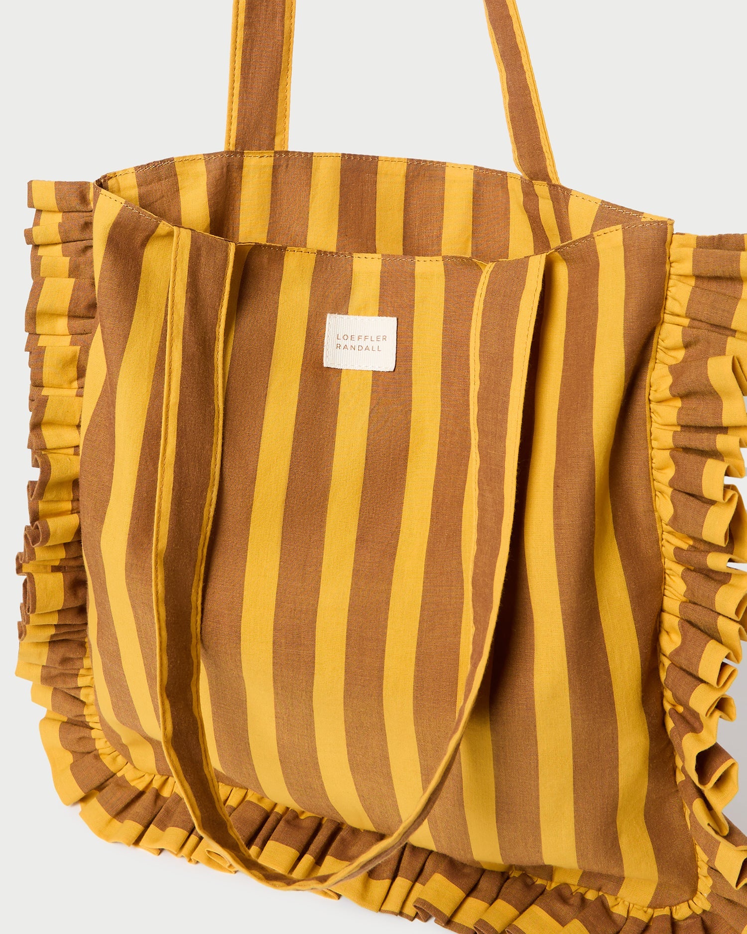 Color: Brown/Yellow Stripe