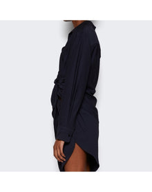 Jacquemus | Women | La Chemise Bahia Top | Dark Navy