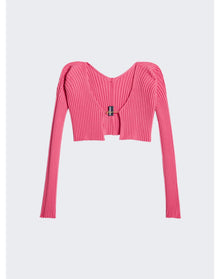 Jacquemus | Women | La Maille Pralu Cardigan | Neon Pink