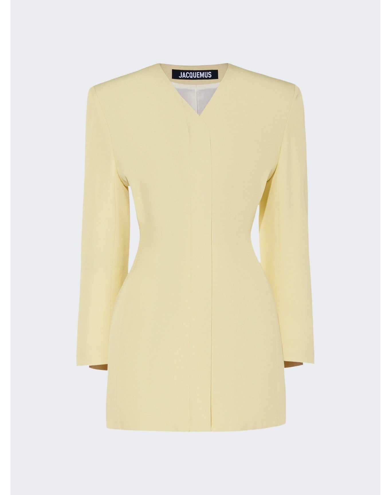 Jacquemus | Women | La Robe Cubo Mini Dress | Pale Yellow