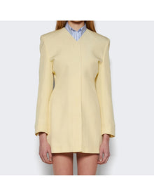 Jacquemus | Women | La Robe Cubo Mini Dress | Pale Yellow