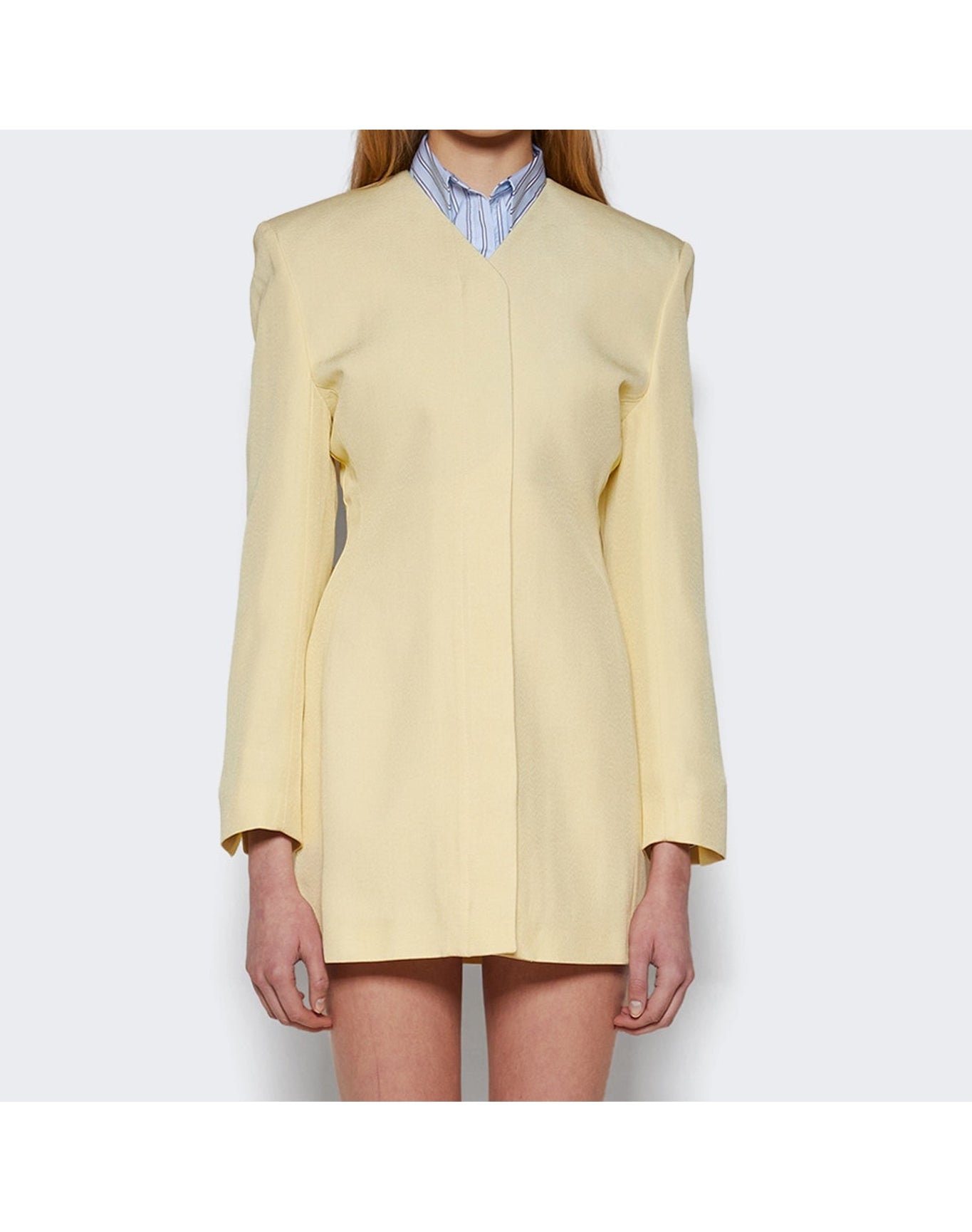 Jacquemus | Women | La Robe Cubo Mini Dress | Pale Yellow