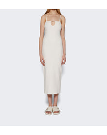 Jacquemus | Women | La Robe Sierra Bretelles Midi Dress | Off White