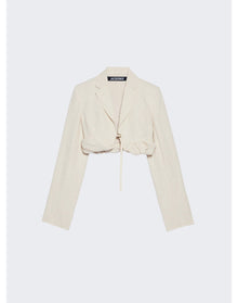 Jacquemus | Women | La Veste Croissant Blazer | Off White