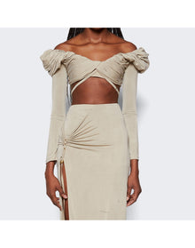 Jacquemus | Women | Le Haut Spalla Top | Light Khaki