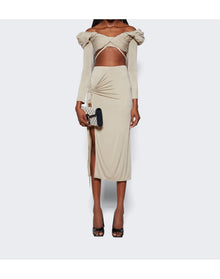 Jacquemus | Women | Le Haut Spalla Top | Light Khaki