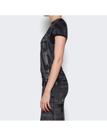 Jean Paul Gaultier | Women | L'oeil Crew Neck Top | White x Grey