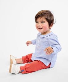 Boys | Jefferson Baby Shirt | Blue
