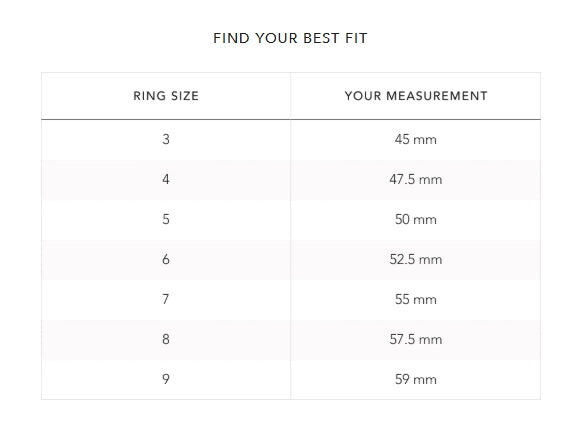 Product size guide