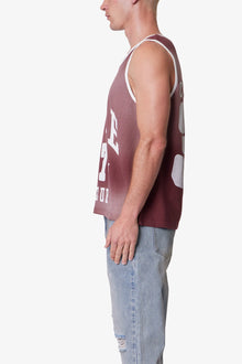 Jersey Pennie Tank | Burgundy