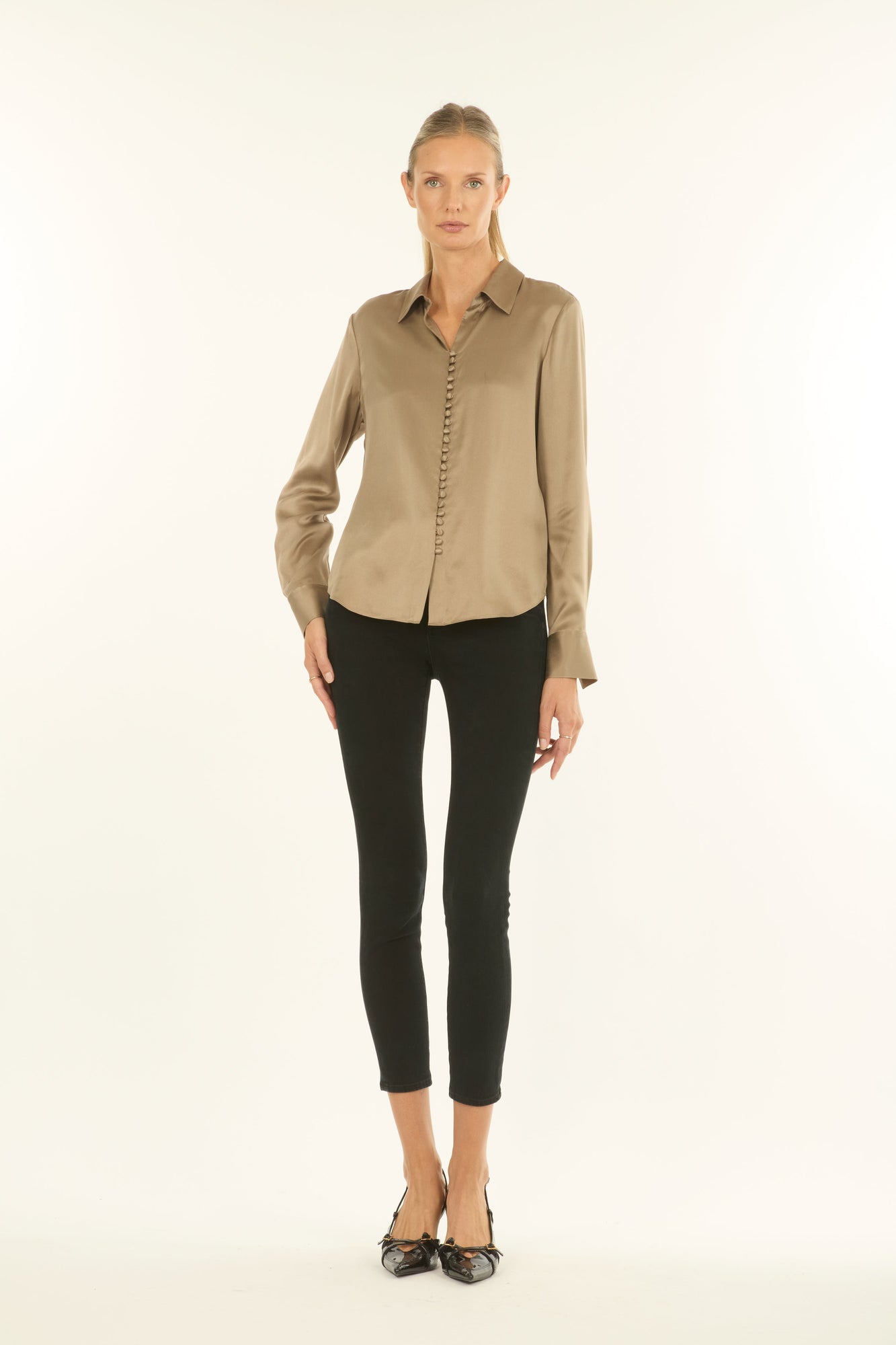 Joanne Blouse | Taupe