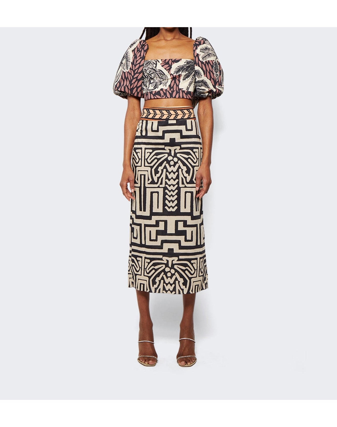 Johanna Ortiz | Women | Paraiso Natural Crop Top | Maroon