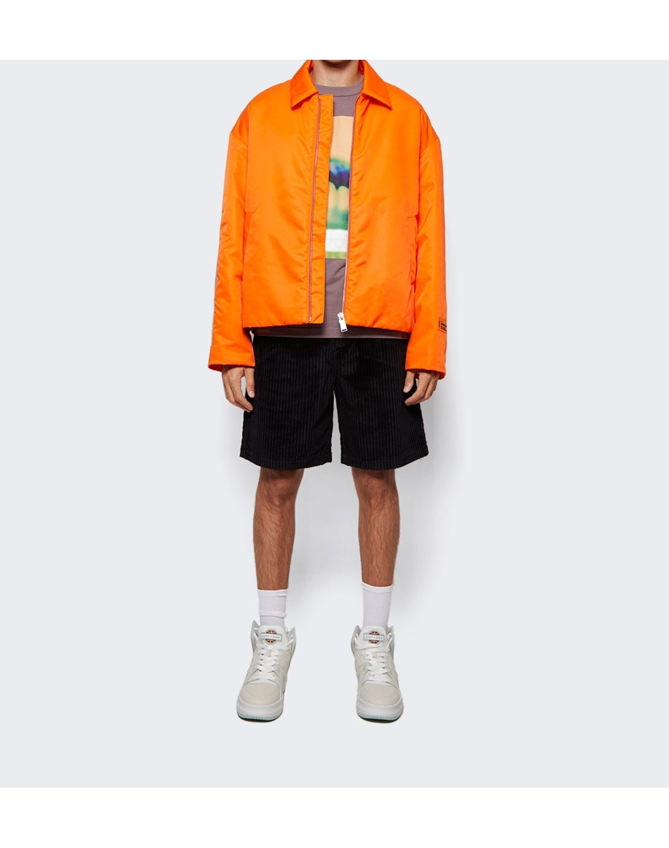Just Don | Men | Basketball Courtside High-top Sneakers | Green