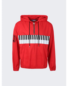 Just Don | Men | Half-zip Pullover Hoodie | Red