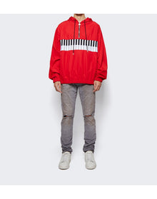 Just Don | Men | Half-zip Pullover Hoodie | Red