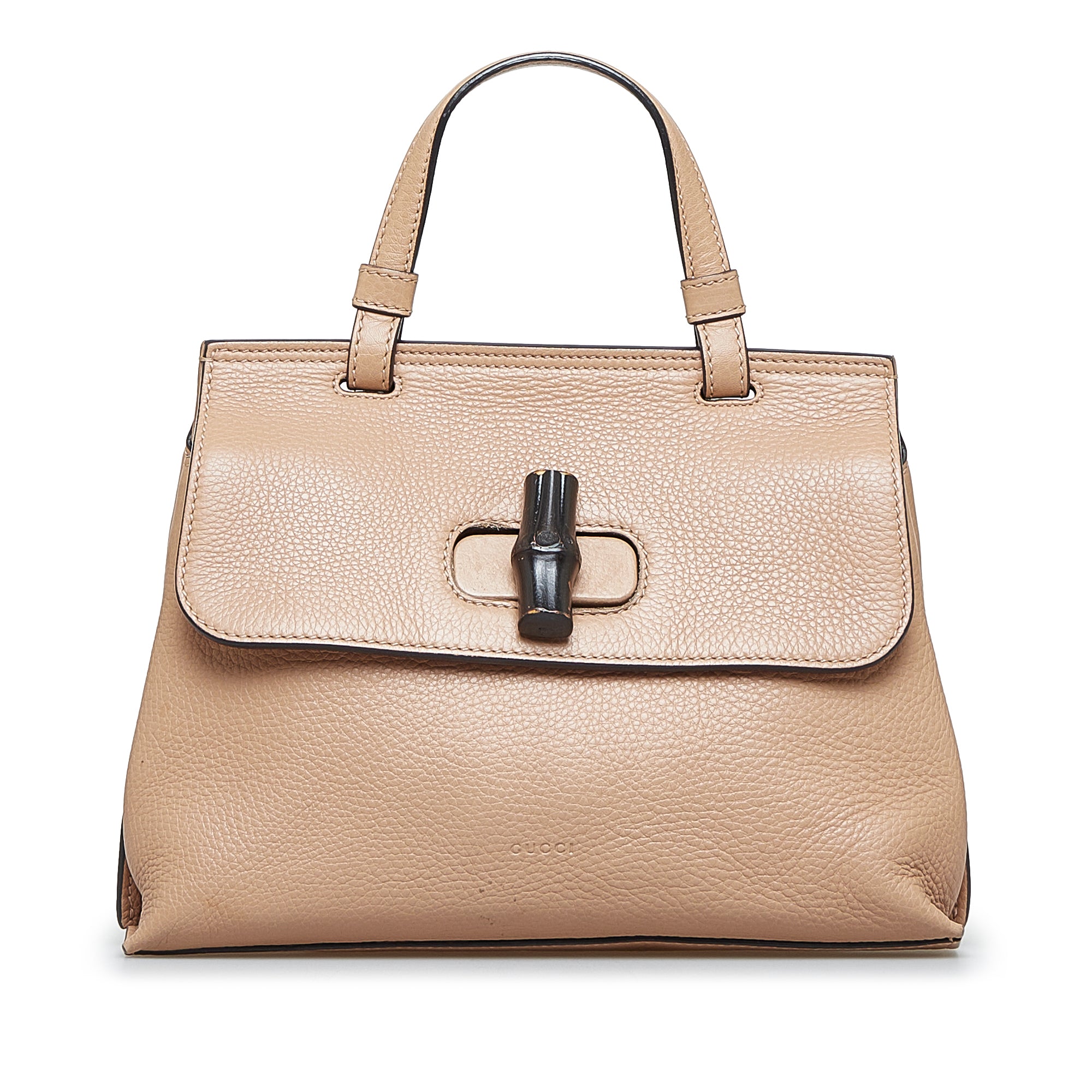 Gucci | Pre-Owned Small Bamboo Daily Satchel | Brown