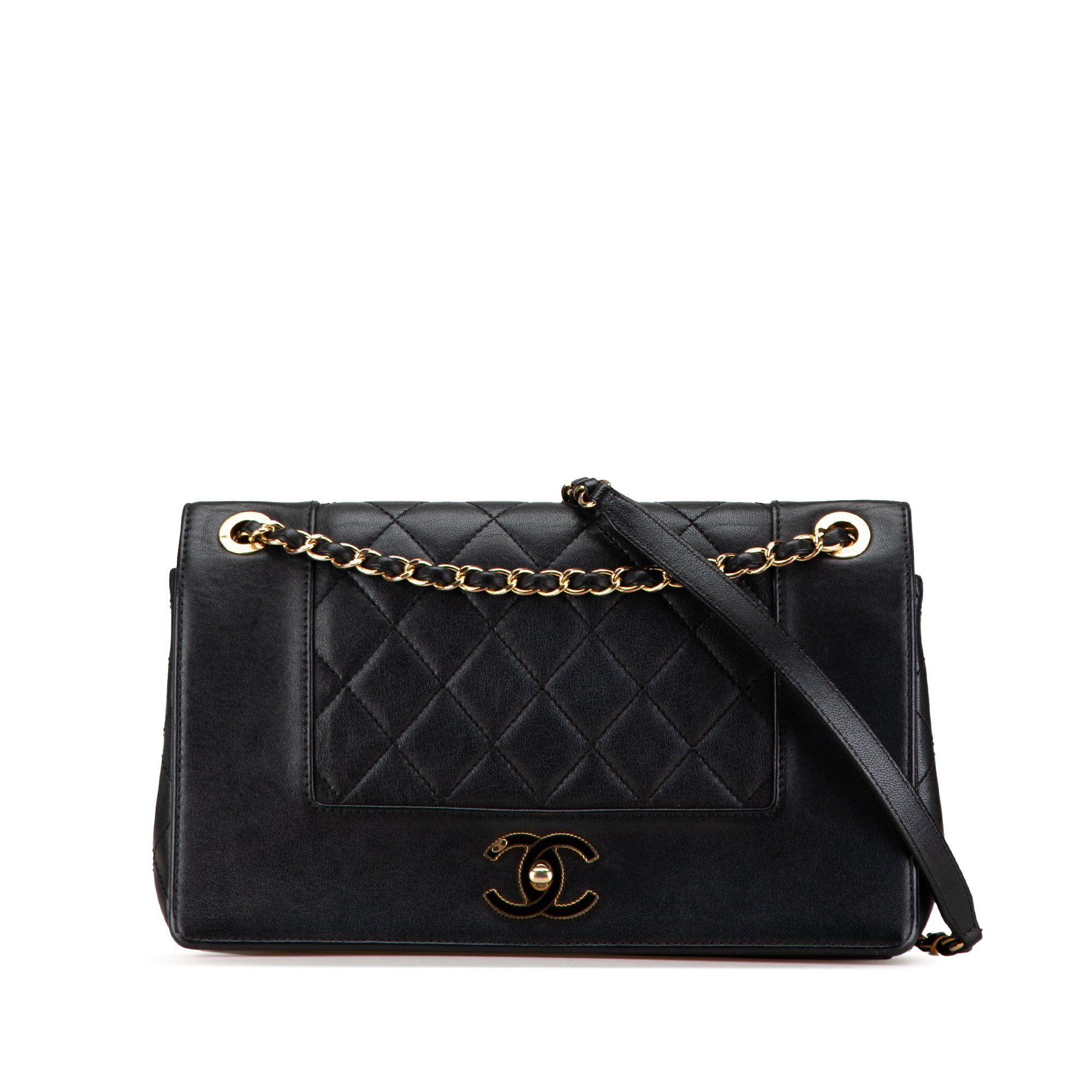 Chanel | Pre-Owned Medium Lambskin Mademoiselle Vintage Double Flap | Black