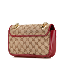 Gucci | Pre-Owned Mini GG Canvas Marmont Matelasse Flap Crossbody | Brown