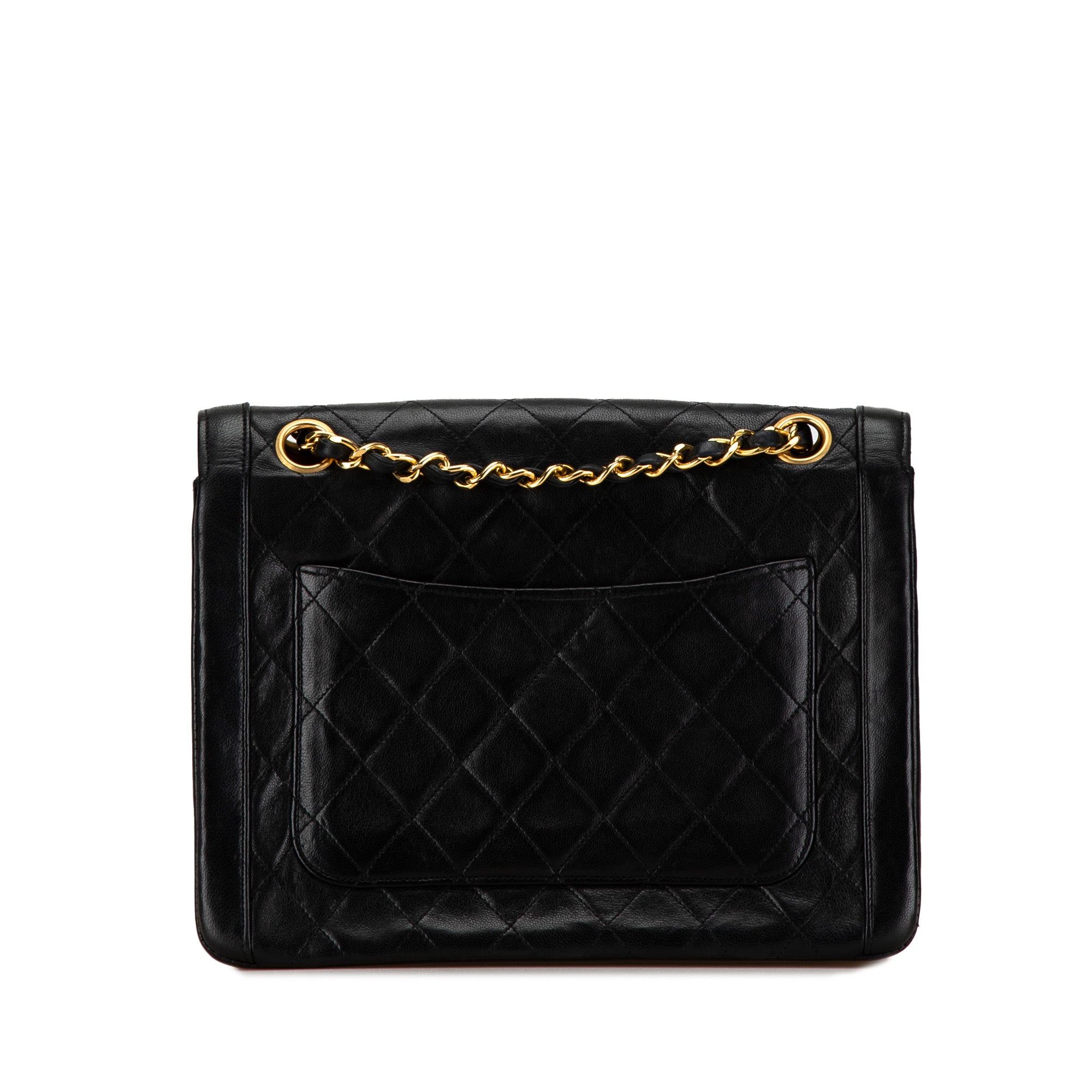 Chanel | Pre-Owned CC Quilted Lambskin Diana Single Flap | Black