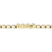 Womens | Tennis Bracelet | 14K Yellow Gold | 2 CTW Round Cut Lab Grown Diamond | E-VS1