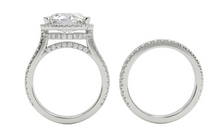 Womens | Bridal Set | 14K White Gold | 8.40 CTW Pear Cut Lab Grown Diamond | F-VS
