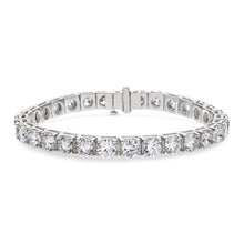 Womens | Tennis Bracelet | 14K White Gold | 20 CTW Round Cut Lab Grown Diamond | G-SI