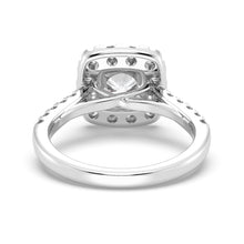 Womens | Solitaire Engagement Ring | 14K White Gold | 2.60 CTW Round Cut Lab Grown Diamond | G-VS