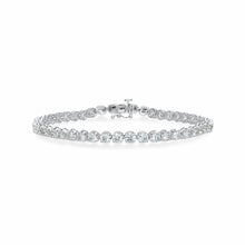 Womens | Tennis Bracelet - II | 14K White Gold | 7 CTW Round Cut Lab Grown Diamond | G-SI