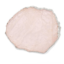 Kiva Platter | Pure Silver-Plated | Rose Quartz