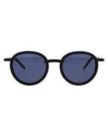 Unisex | Segmenti Oval Sunglasses | Black Lens | Black