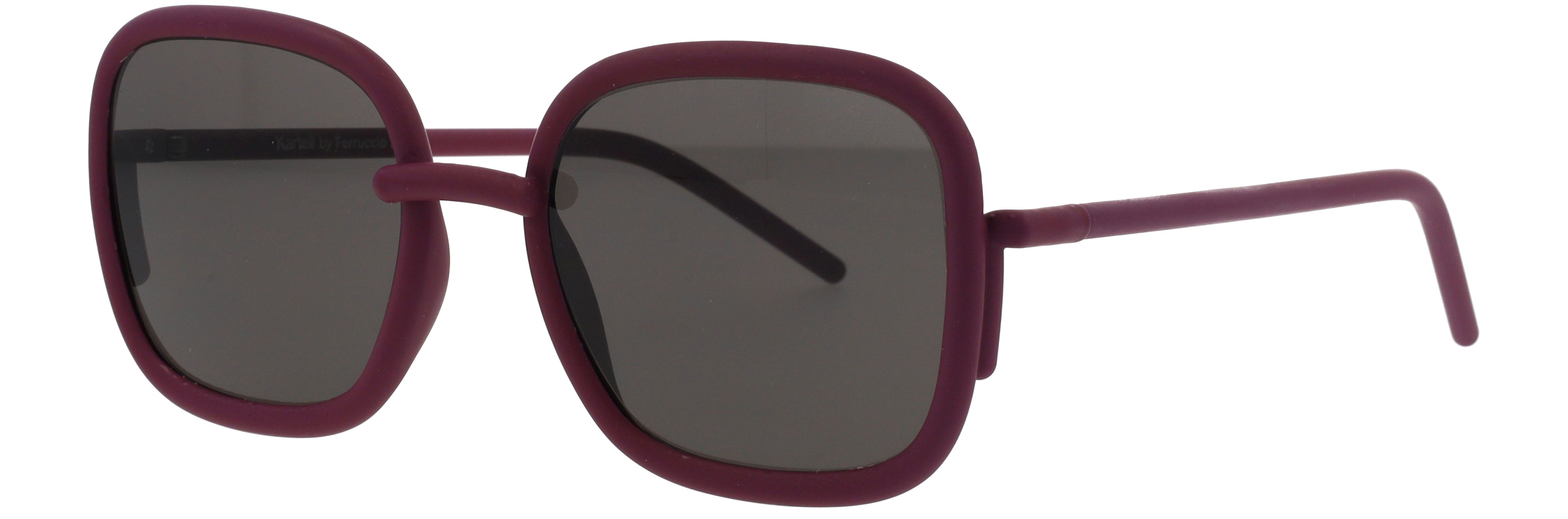 Unisex | Segmenti Square Sunglasses | Violet Lens | Violet
