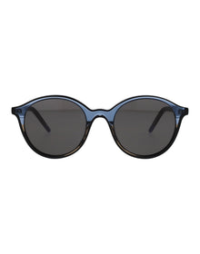 Unisex | Squared Round Sunglasses | Blue Lens | Blue