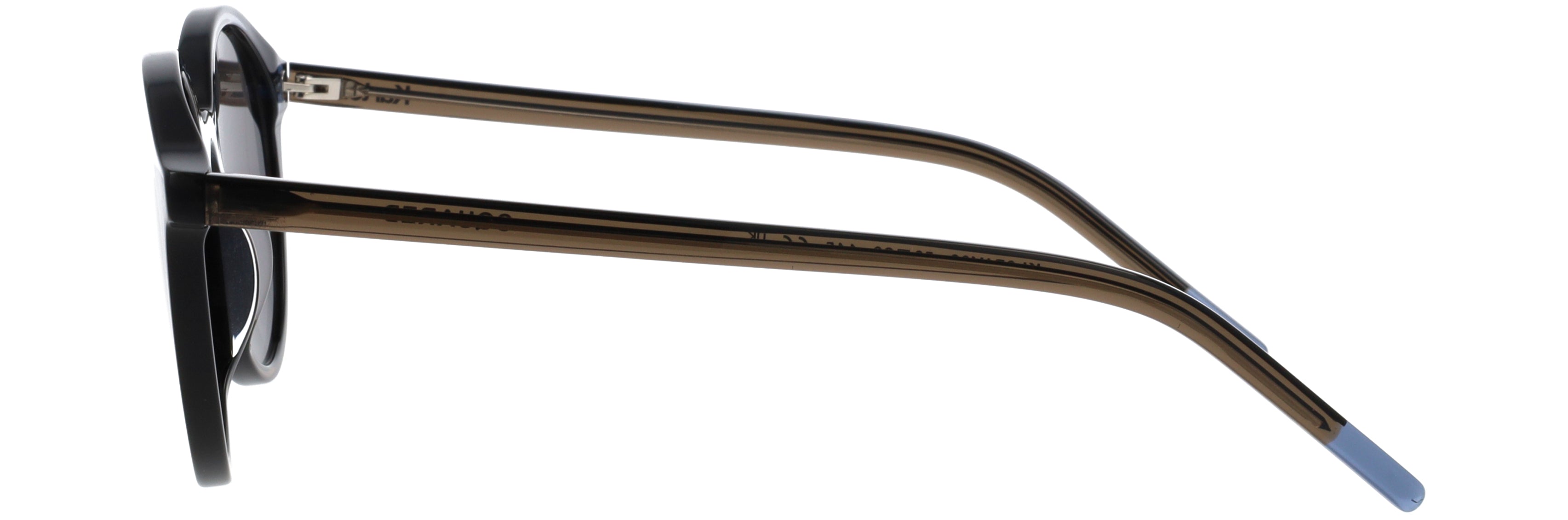 Unisex | Squared Round Sunglasses | Blue Lens | Blue