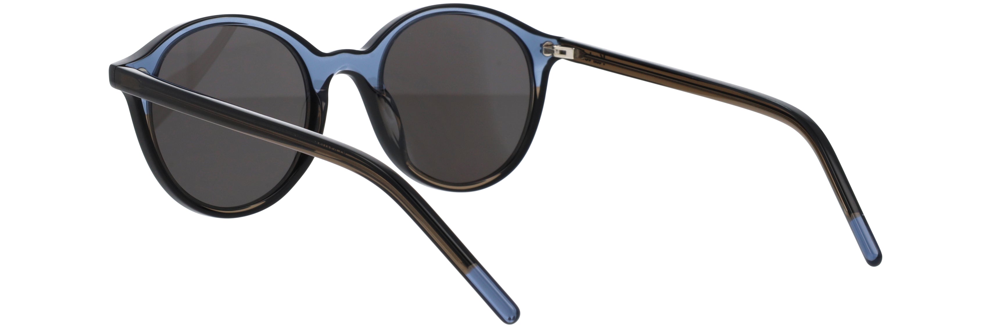 Unisex | Squared Round Sunglasses | Blue Lens | Blue