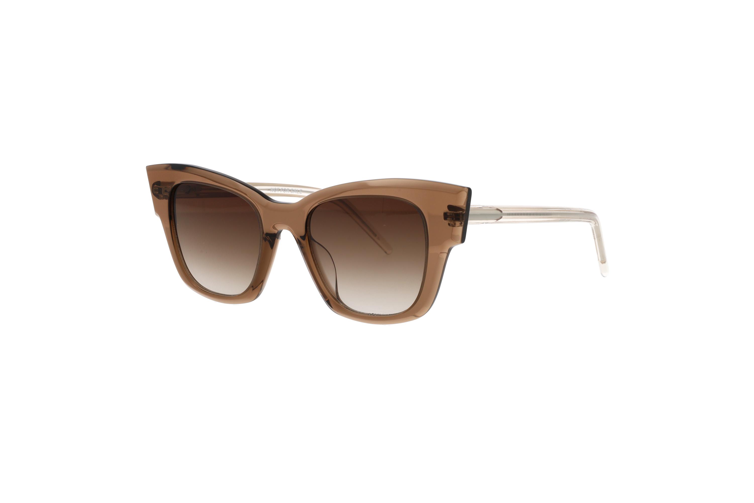Unisex | Lady Eye Rectangle Sunglasses | Brown Lens | Brown