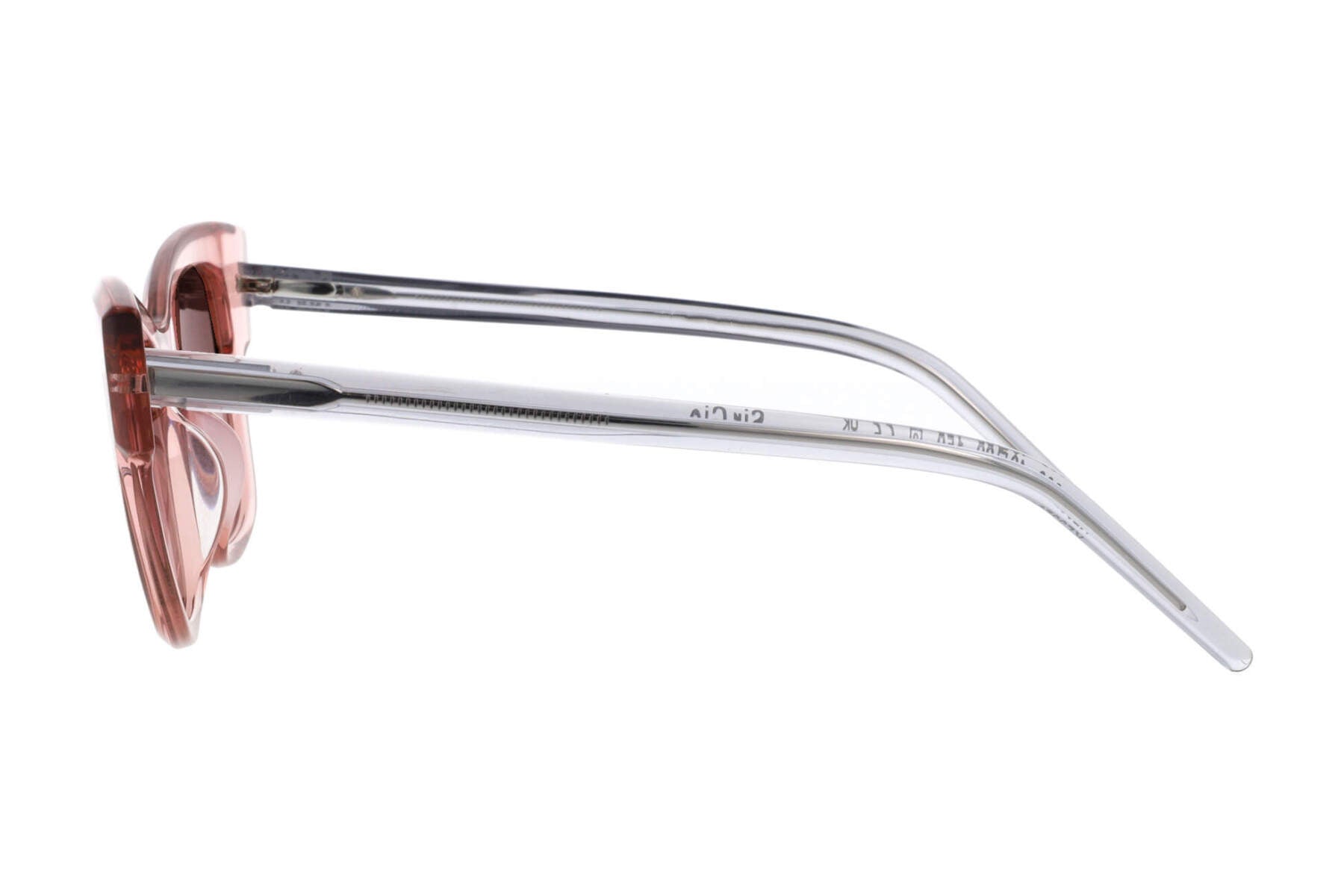 Unisex | Lady Eye Rectangle Sunglasses | Rose Lens | Rose