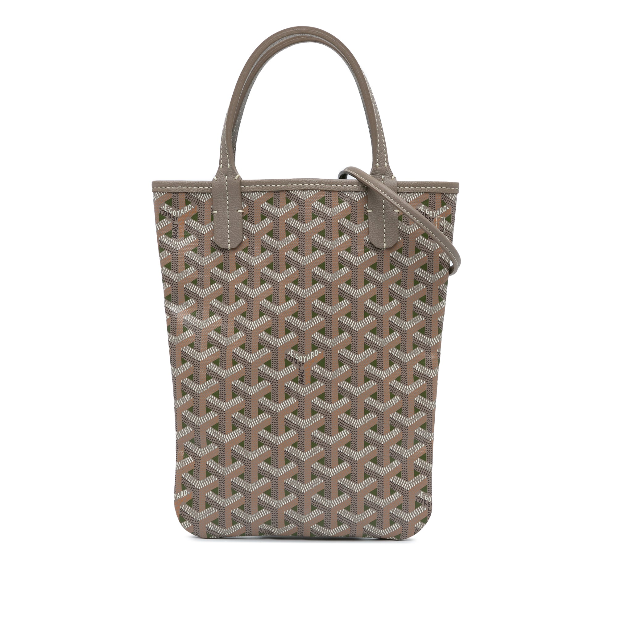 Goyard | Pre-Owned Goyardine Poitiers Claire Voie - I | Brown/Taupe
