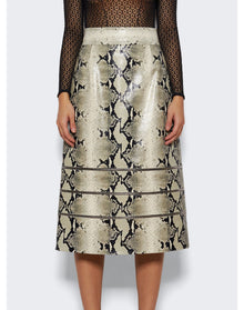 Khaite | Women | Isla Leather Skirt | Natural