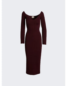 Khaite | Women | Pia Dress | Merlot Red