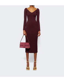 Khaite | Women | Pia Dress | Merlot Red