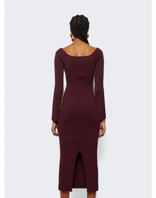 Khaite | Women | Pia Dress | Merlot Red