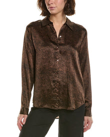 L'AGENCE | Womens | Tyler Blouse | Brown Multi