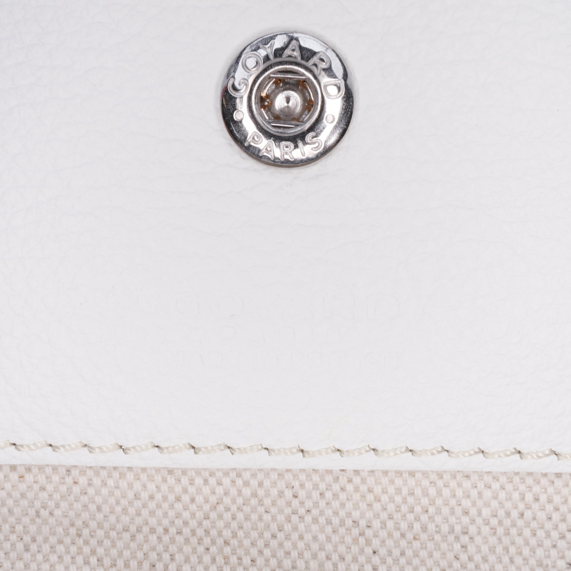 Goyard | Pre-Owned Goyardine Boheme Hobo - III | White