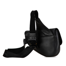 Dior | Pre-Owned Shawn Stussy Grained Calfskin Saddle Bag | Black