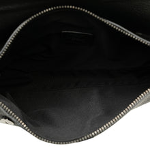 Dior | Pre-Owned Shawn Stussy Grained Calfskin Saddle Bag | Black