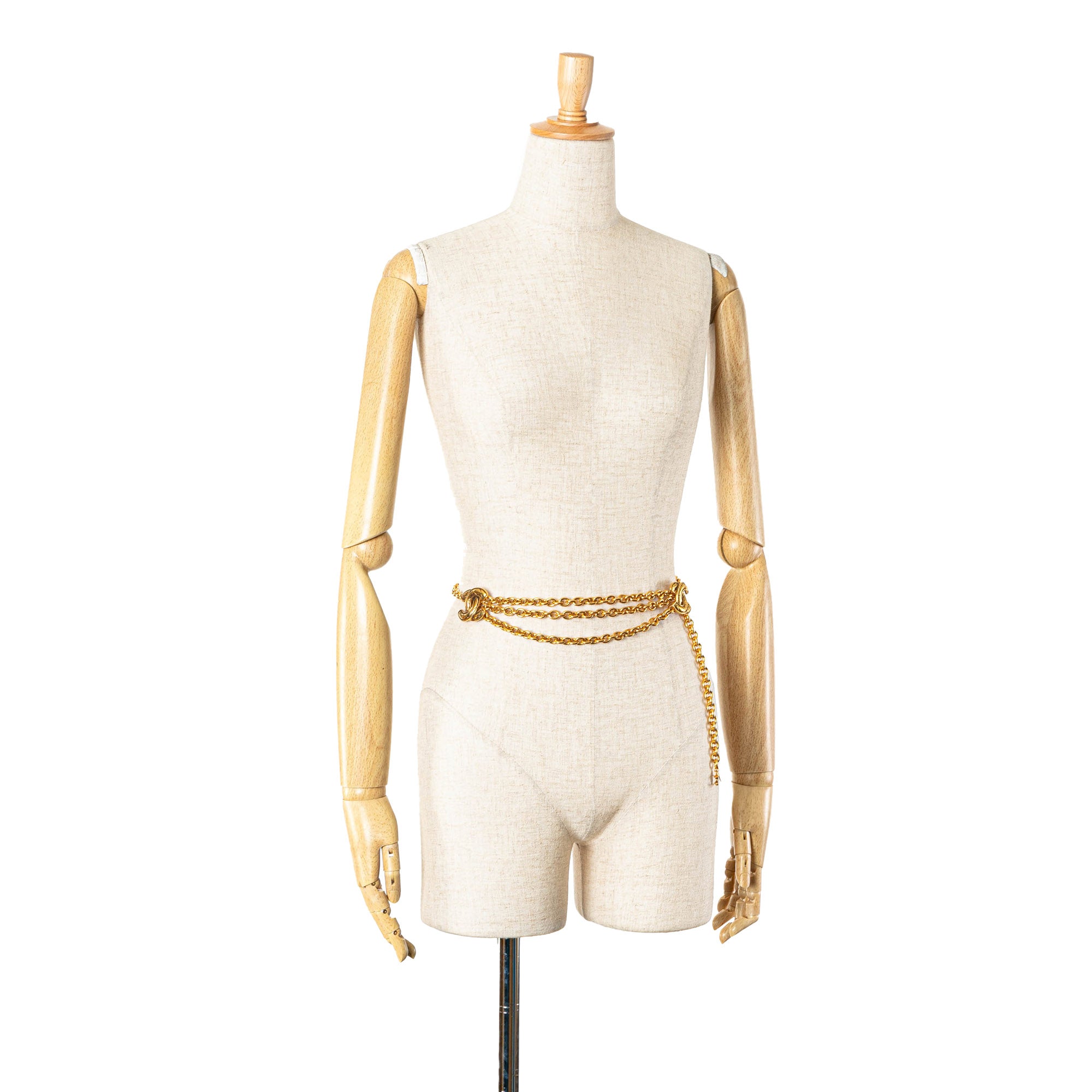 Chanel | Pre-Owned Gold Plated Quilted CC Chain Belt | Gold