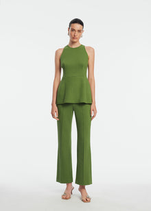 Textured Jersey Sleeveless Top | Cactus