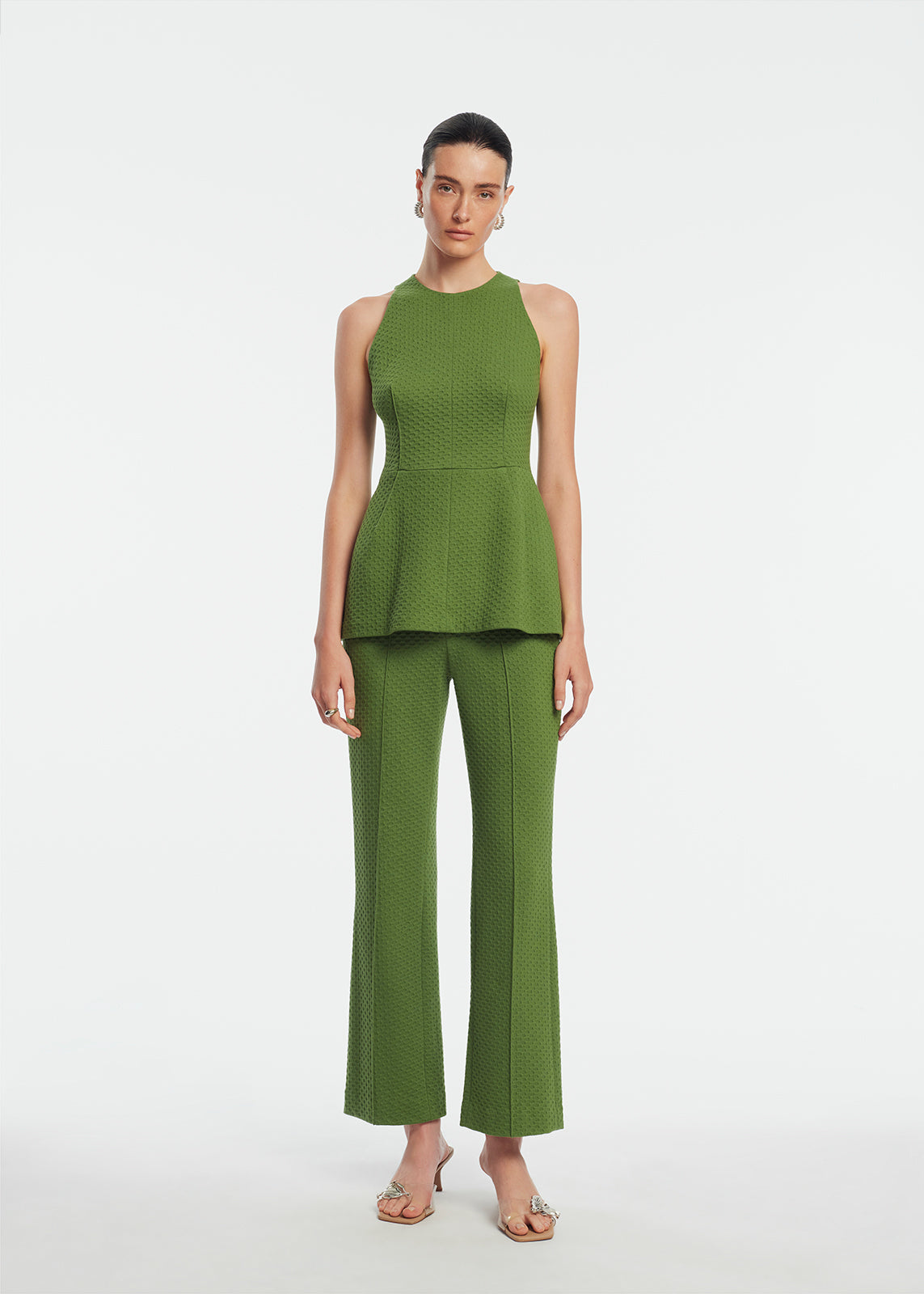 Textured Jersey Kate Pant | Cactus
