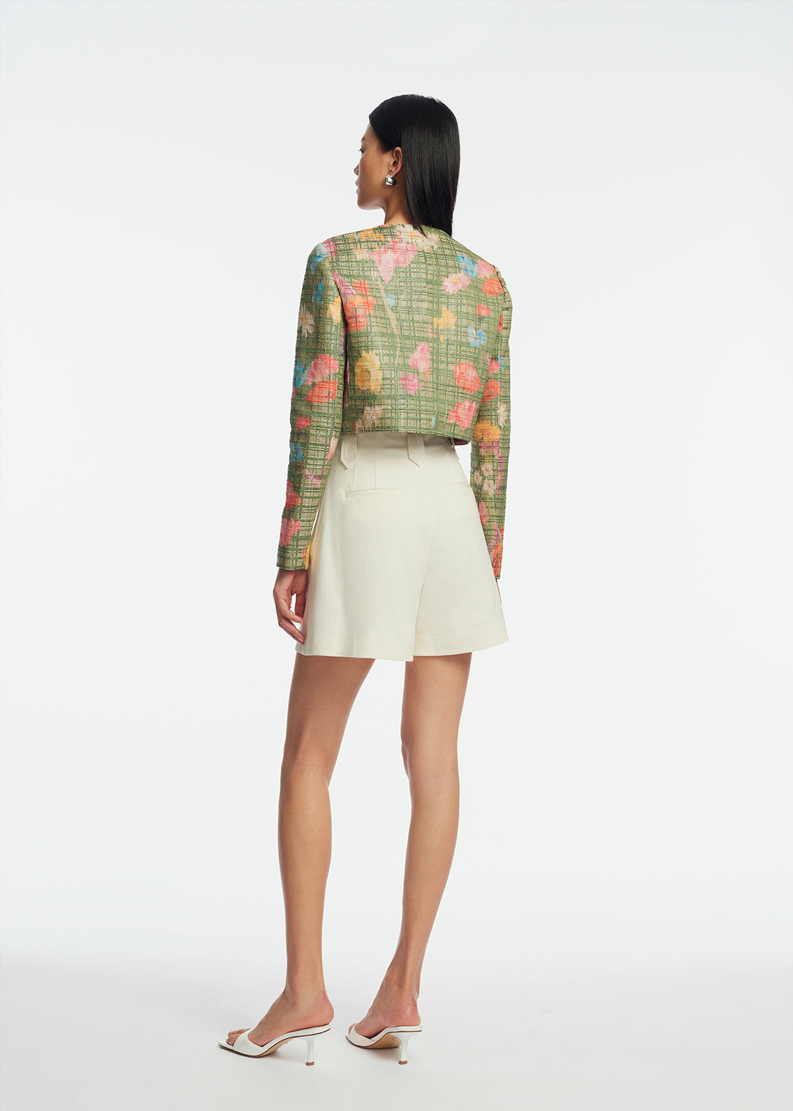Floral Raffia Jacket | Cactus Multi